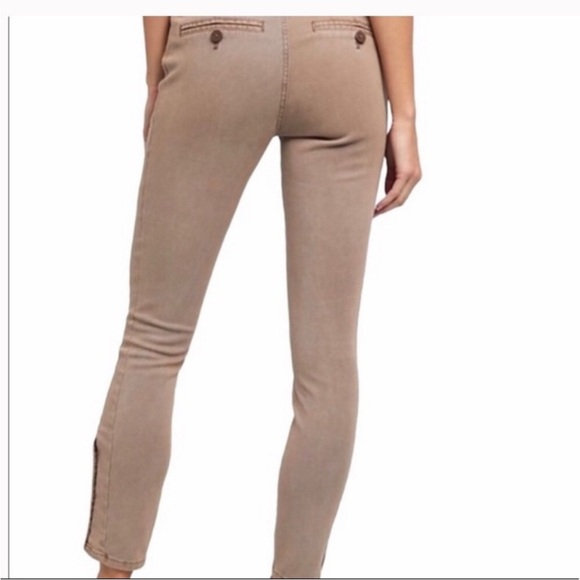 Anthropologie Tan Khaki Skinny Ankle Utility Pants Size 26 - Picture 2 of 11
